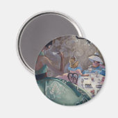 Aimant Tea Party par Trish Biddle (Recto/Verso)