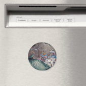 Aimant Tea Party par Trish Biddle (In Situ (Lave-vaisselle))