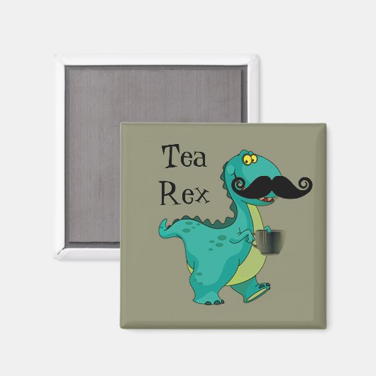 Aimant Tea Rex Dinosaure Dinosaure Dessin Innuendo (Recto/Verso)
