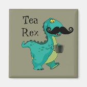 Aimant Tea Rex Dinosaure Dinosaure Dessin Innuendo (Devant)