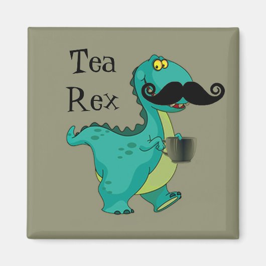 Aimant Tea Rex Dinosaure Dinosaure Dessin Innuendo (Devant)