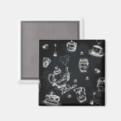 Aimant Tea Time Black (Recto/Verso)