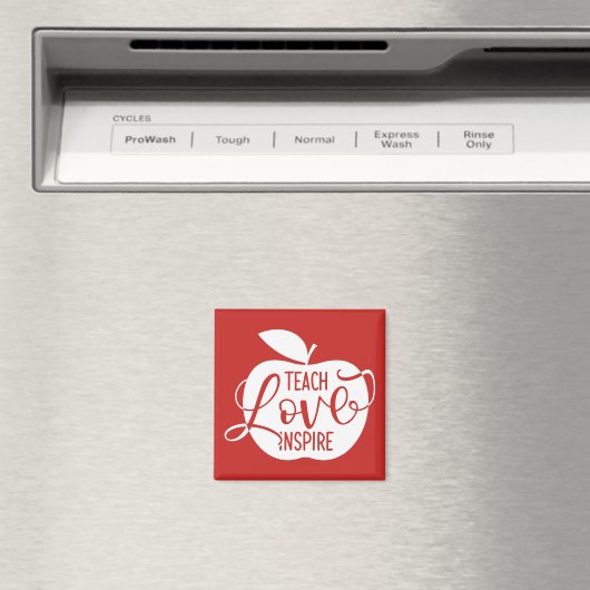 Aimant Teach Love Inspire (In Situ (Lave-vaisselle))