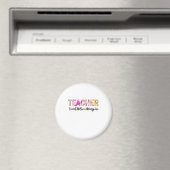 Aimant Teacher Art Teach Love Inspire (In Situ (Lave-vaisselle))