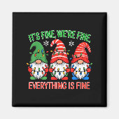 Aimant Teacher It's Fine We're Fine Everything Is Fine Gn (Devant)