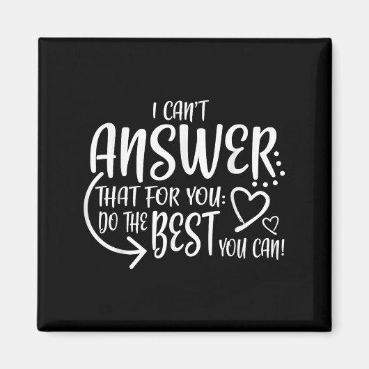 Aimant Teacher Test Day Gift Testing Quote State Exam Lad (Devant)