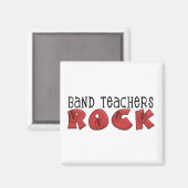 Aimant Teachers de bande T-shirts et cadeaux Rock (Recto/Verso)