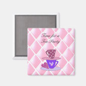 Aimant Teacups - Tea Party (Recto/Verso)