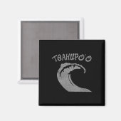 Aimant Teahupoo Surf Surf vintage (Recto/Verso)