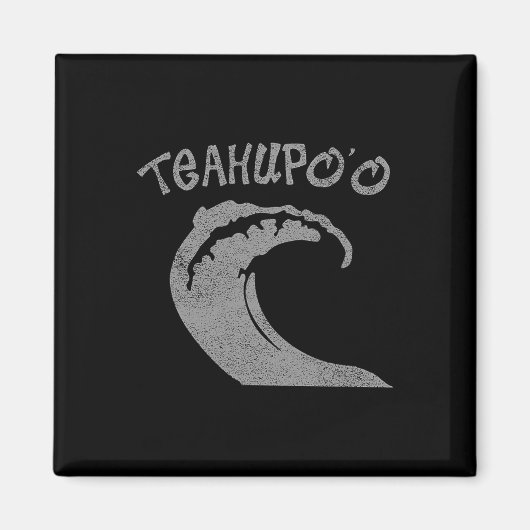 Aimant Teahupoo Surf Surf vintage (Devant)
