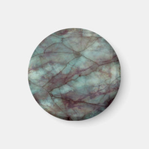 Aimant Teal and Purple Fluorte Marble