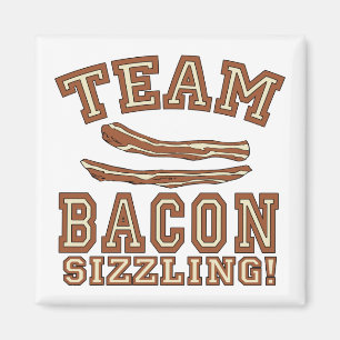 Aimant TEAM BACON est de la taille des T-shirts, des mugs