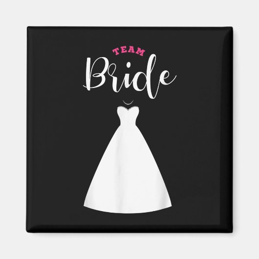 Aimant Team Bride Team Groom Bachelor Party Mariage (Devant)