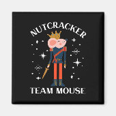 Aimant Team Mouse Nutcracker Noël Danse Amusante Soldat (Devant)