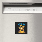 Aimant Team Nuts Dab Peanut Drôle Cool Genre Revela (In Situ (Lave-vaisselle))