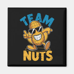 Aimant Team Nuts Dab Peanut Drôle Cool Genre Revela