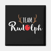 Aimant Team Rudolph Motif de Noël (Devant)