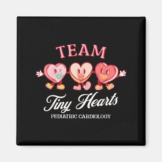 Aimant Team Tiny Heart Pediatric Cardiology Candy Heart V (Devant)