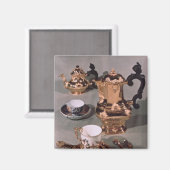 Aimant Teapot, sucrerie, chocolat et tasse (Recto/Verso)