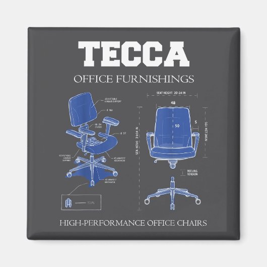 Aimant Tecca Office Furnishings - Chaises Haute Performan (Devant)