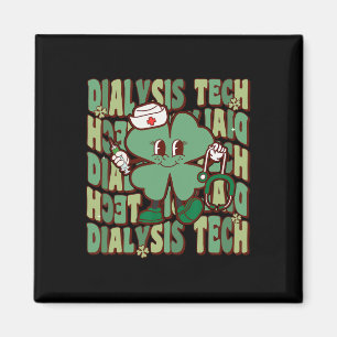 Aimant Tech de dialyse groovy drôle St Patrick dialysi