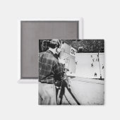 Aimant Technicien de caméra (Recto/Verso)