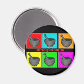 Aimant Technicien en pharmacie Cadeaux de popart (Recto/Verso)