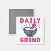 Aimant Technicien en pharmacie quotidien Technicien en ph (Recto/Verso)