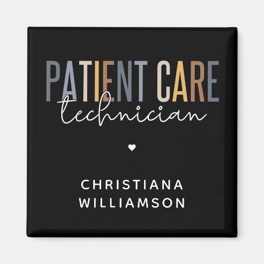 Aimant Technicien en soins aux patients sur mesure Cadeau (Devant)