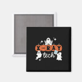 Aimant Technicien technique Halloween Squad Xray Citrouil (Recto/Verso)