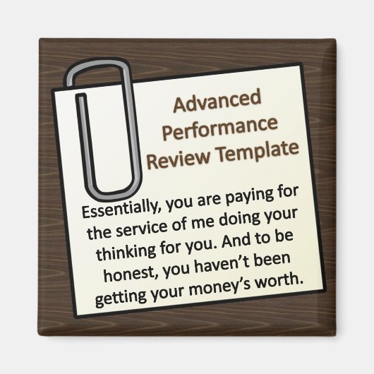 Aimant Techniques avancées d'évaluation des performances (Devant)