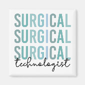Aimant Technologue chirurgical Technique chirurgicale Tec (Devant)