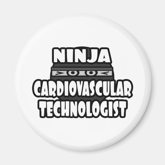 Aimant Technologue en cardiologie de Ninja (Devant)