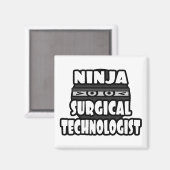 Aimant Technologue en chirurgie Ninja (Recto/Verso)