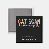 Aimant Technologue en numérisation CAT personnalisée Cade (Recto/Verso)