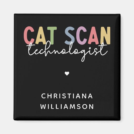 Aimant Technologue en numérisation CAT personnalisée Cade (Devant)
