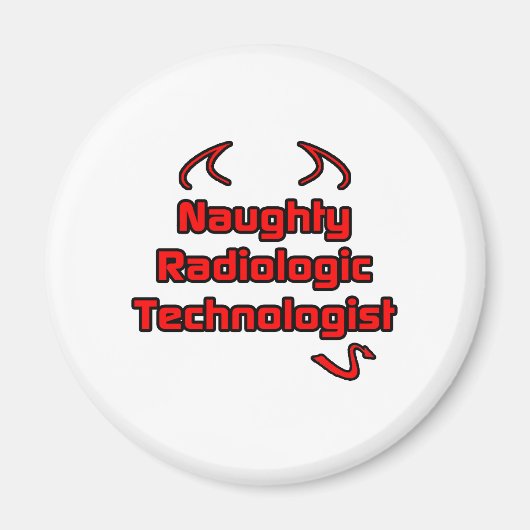 Aimant Technologue en radiologie coquine (Devant)