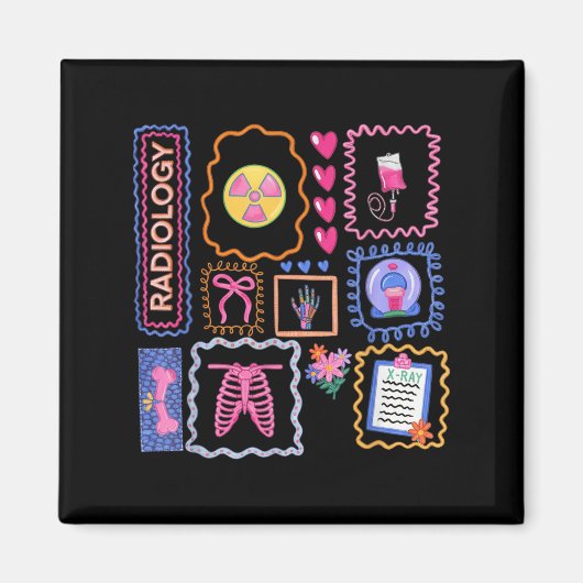 Aimant Technologue Xray Tech Technologiste radiologique (Devant)