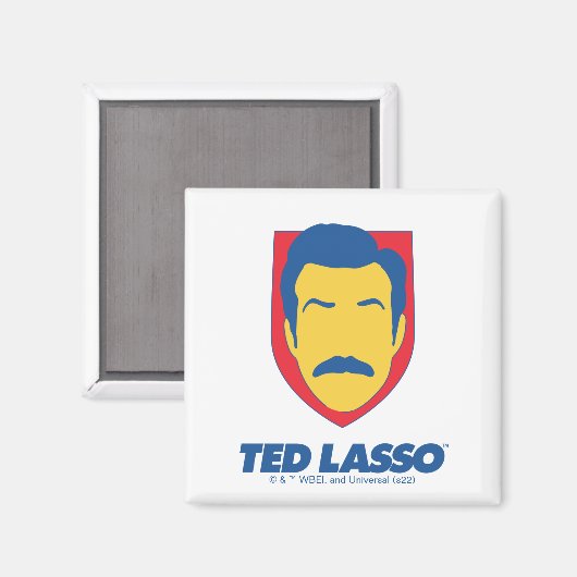 Aimant Ted Lasso | Icône face (Recto/Verso)