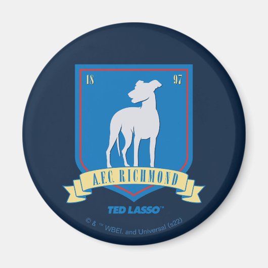 Aimant Ted Lasso | Logo de l'équipe AFC Richmond (Devant)