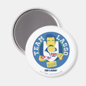Aimant Ted Lasso | Team Lasso Tea Iconic Avatar (Recto/Verso)