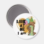 Aimant Teddy Bear I'm 1 Anniversaire T-shirts et cadeaux (Recto/Verso)