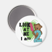 Aimant Teddy Bear I'm 2 Anniversaire T-shirts et cadeaux (Recto/Verso)