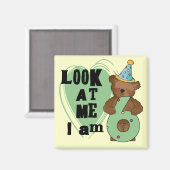Aimant Teddy Bear I'm 6 Anniversaire T-shirts et cadeaux (Recto/Verso)