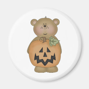 Aimant Teddy Bear Jack O'lantern