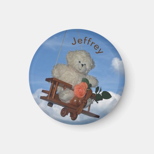 Aimant Teddy en voyage (Devant)