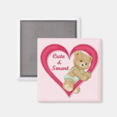 Aimant Teddy Heart (Recto/Verso)