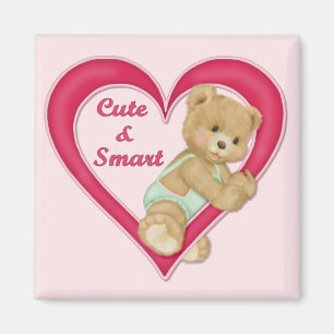 Aimant Teddy Heart