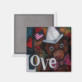 Aimant Teddy Love (Recto/Verso)