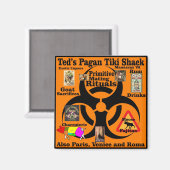 Aimant Ted's Pagan Tiki Shack Primitive Mating Rituals (Recto/Verso)